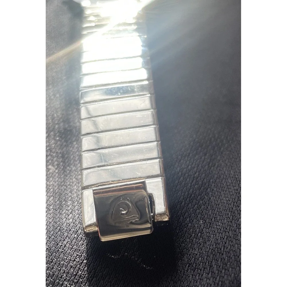 Women's‎ Croton Crystal Rhodium Watch 2.0mm Vintage-New Battery!
